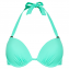 Beachlife Mint voorgevormde Halter Bikinitop