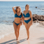 Annadiva Swim Ocean Blue Strikbroekje Petrol