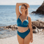 Annadiva Swim Ocean Blue Hoog Bikinibroekje Petrol