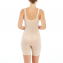 Spanx Thinstincts 2.0 Open Bust Mid Thigh Body Champagne Beige