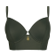 Annadiva Swim Plain Longline Bikinitop Olive