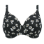 Elomi Badmode Plain Sailing Beugel Bikinitop Black Daisy