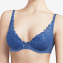 Chantelle Orangerie Plunge BH Bleu du Nord