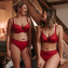 Annadiva Lingerie Première String Jester Red