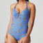 Primadonna Swim Olbia Plunge Badpak Electric Blue 