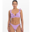 Beachlife Purple Swirl Plunge Bikinitop