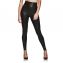 Ready-to-Wow Faux Leather Corrigerende Legging Black