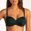 Beachlife Rich Green Bandeau Bikinitop