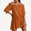 Beachlife Rust Off-shoulder Tuniek