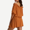 Beachlife Rust Off-shoulder Tuniek 