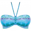 Freya Swim Seascape Voorgevormde Bandeau Bikinitop Blue Lagoon
