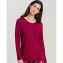 Hanro Sleep & Lounge Longsleeve T-shirt Burgundy