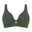 Annadiva Swim Smocky Plunge Bikinitop Olive