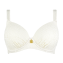 Annadiva Swim Smocky Voorgevormde Balconette Bikinitop Off White