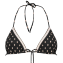 Watercult Soul Spots Triangle Bikinitop Black Oat