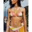 Watercult Summer Muse Triangle Bikinitop Coral Mustard