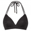 Textured Leo Padded Triangle Bikinitop