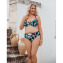 Annadiva Swim Tropics Hoog Bikinibroekje Petrol