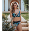 Annadiva Swim Tropics Voorgevormde Balconette Bikinitop Petrol 