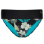 Annadiva Swim Tropics Vouwbroekje Petrol