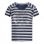 Charlie Choe Under The Sea Pyjamashirt Met Korte Mouwen Navy & Off White