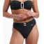 Beachlife Vanilla And Black High Waist Bikinibroekje