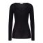 Hanro Woolen Lace Longsleeve T-shirt Zwart