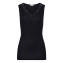 Hanro Woolen Lace Top Black