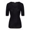 Hanro Woolen Lace T-shirt Zwart
