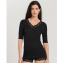 Hanro Woolen Lace T-shirt Black