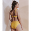 Beachlife Yellow Dot Bandeau Bikinitop