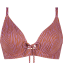 Cyell Zumba Zebra Plunge Bikinitop