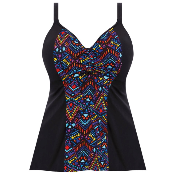 Elomi Swim Aztec Tankinitop Black Annadiva