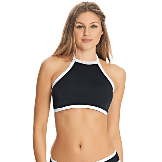 Freya Swim Back To Black High Neck Bikinitop Black Annadiva