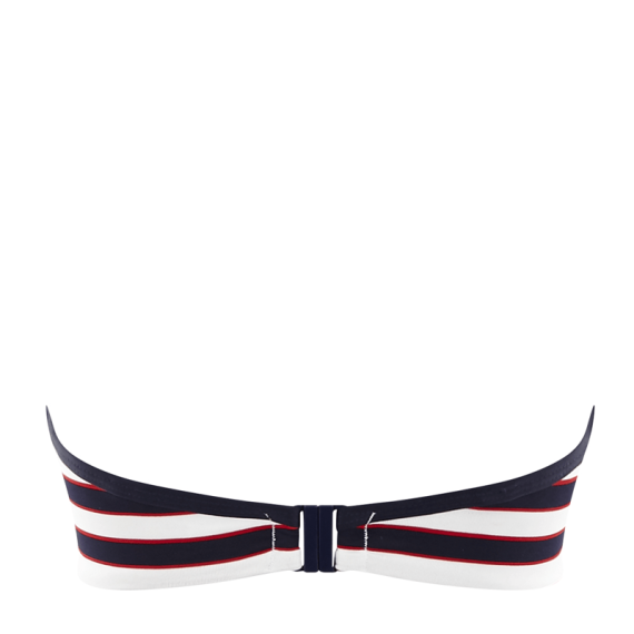 Panache Lucille Bandeau Bikinitop Navy Stripes