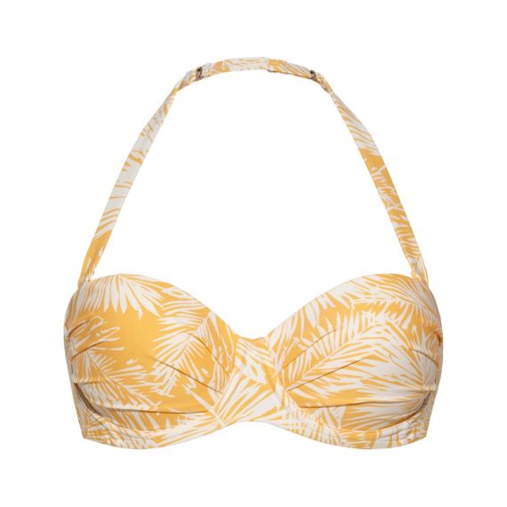 Beachlife Palm Glow Bandeau Bikinitop