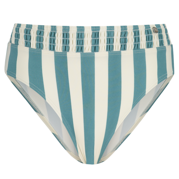 Bella Stripe High Waist Bikinibroekje