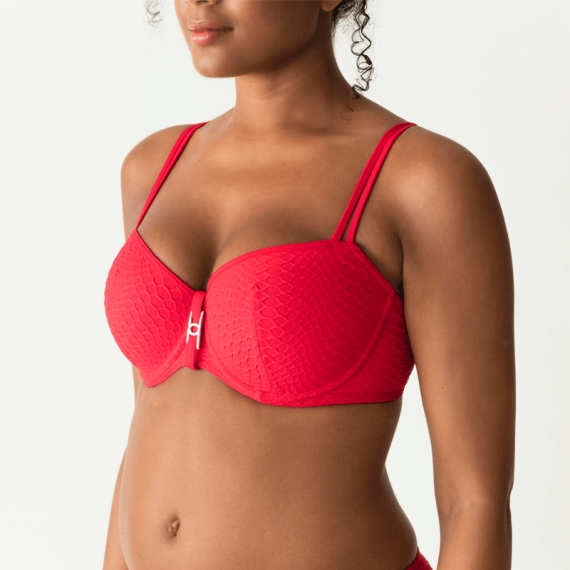 PrimaDonna Swim Canyon Voorgevormde Balconette Bikinitop True Red