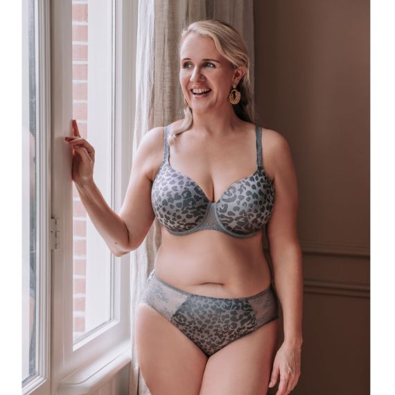 Cobble Hill Full Cup Underwire Bra- Fifties Grey