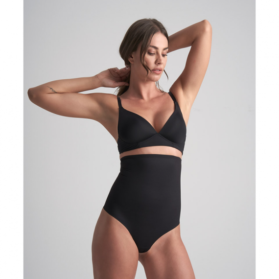 Bye Bra Corrigerende High Waist String Black Annadiva