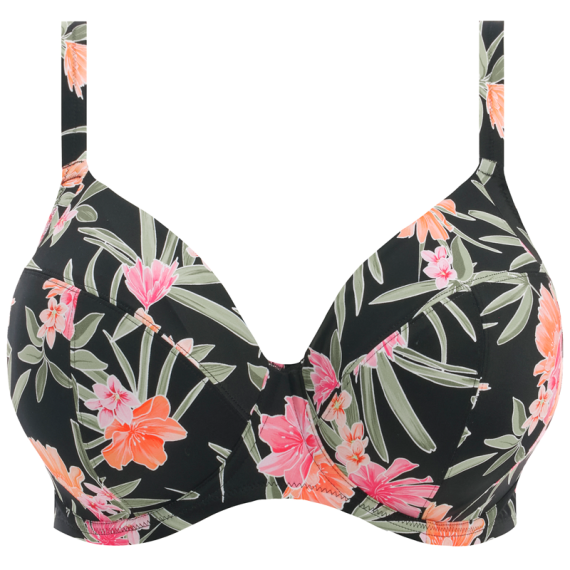 Dark Tropics Plunge Bikinitop