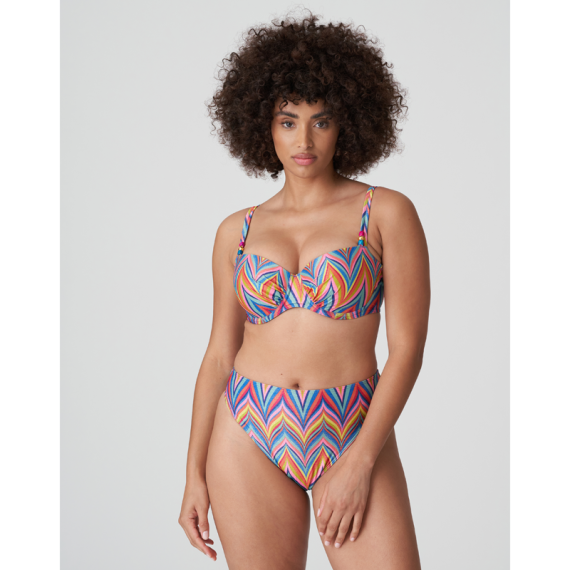 PrimaDonna Swim Kea High Waist Bikinibroekje Rainbow Paradise