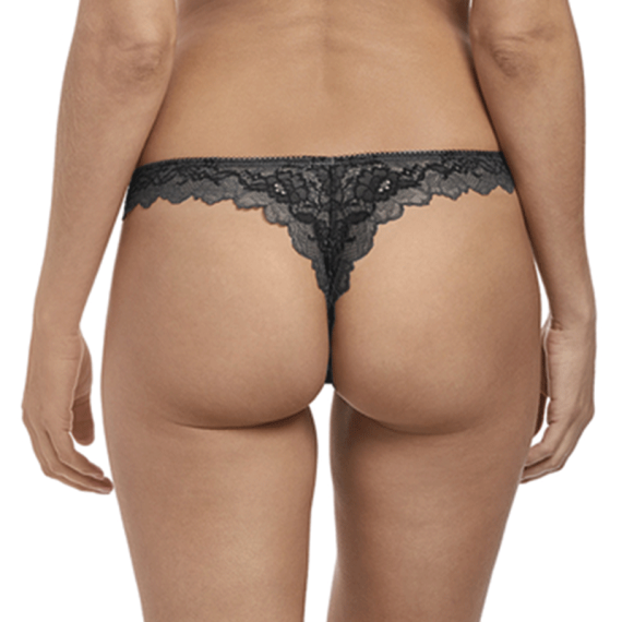 Wacoal Lace Perfection String Charcoal