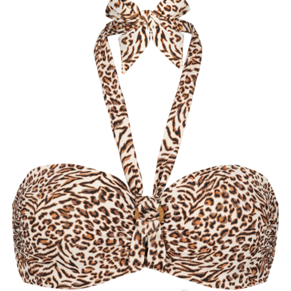 Cyell Badmode Leopard Love Bandeau Bikinitop