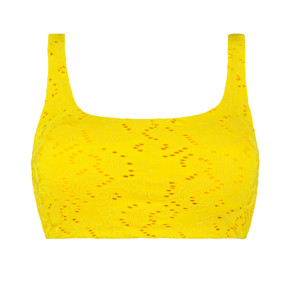 Annadiva Swim Mango Paradise Bralette Bikinitop Yellow