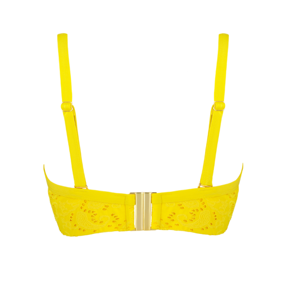 Annadiva Swim Mango Paradise Longline Bikinitop Yellow