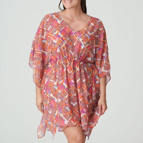 Fitness + Financial Gains™ SWIM: Nude Kaftan Dress
