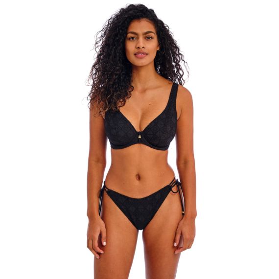Freya Costume Da Bagno Nomad Nights - Top Con Ferretto Scollo A Cuore - Nero Taglia 95I