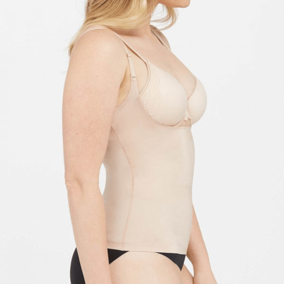 Spanx Suit Your Fancy Open-Bust Cami Champagne Beige