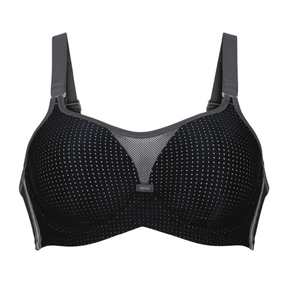 Anita Active Performance X Wire Sport BH Zwart/Antraciet